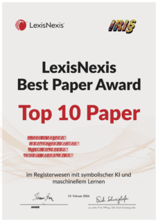 Zum Artikel "IRI§26 Best Paper Award"